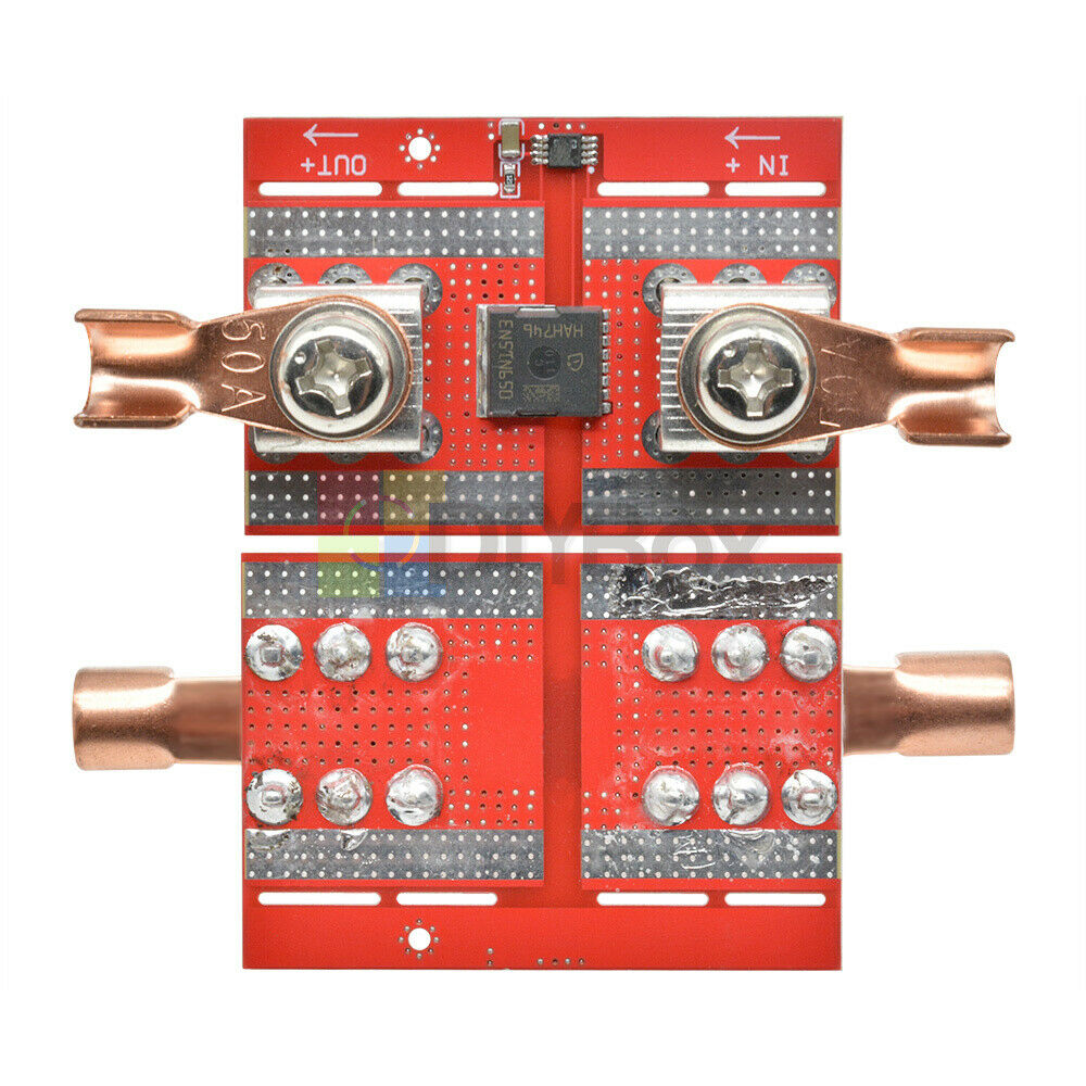 12V 50A High Power Ideal Diode Controller Solar Module 9-70V Protection Battery