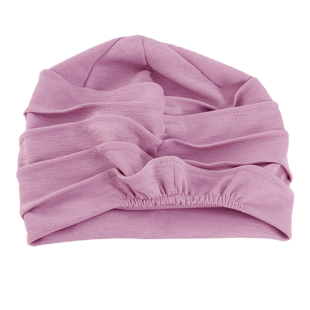 Night Sleep   Cotton Head Cover Hair Loss Soft Stretchy    Purple