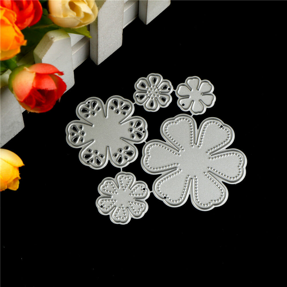 Lovely Bloosom Flower Cutting Dies Scrapbooking PhotoDecor Embossing Makin.l8