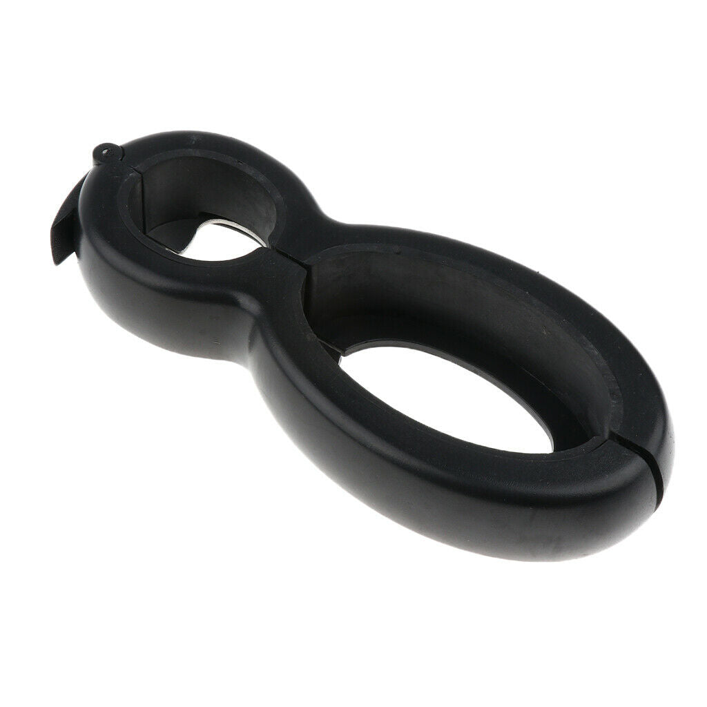 6 in 1 Multi Jar Bottle Opener Can Grip Twist Hand Manual Kitchen Tool Black 2