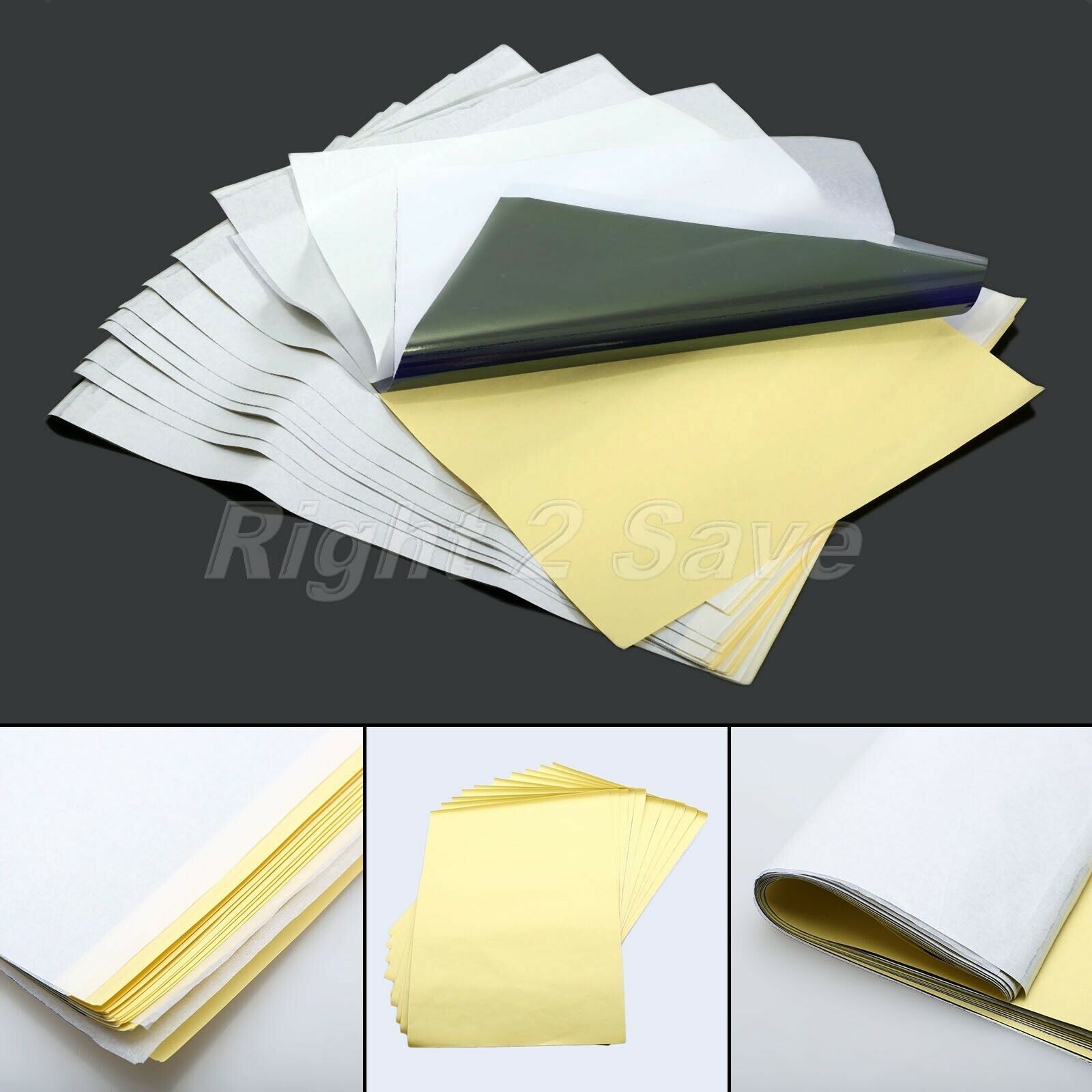 10pcs 4 Layers Reusable Transfer Paper Stencil Paper Makeup Tattoo Supply