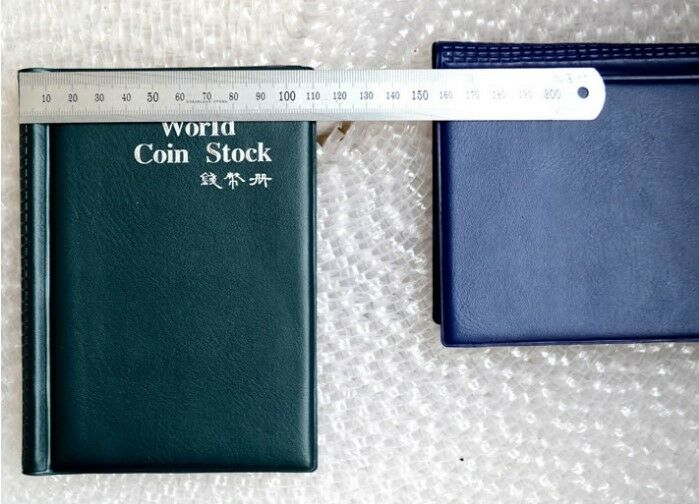 10 Pages 120 Coin Collection Holder Pocket Money tokens Storage Album Book
