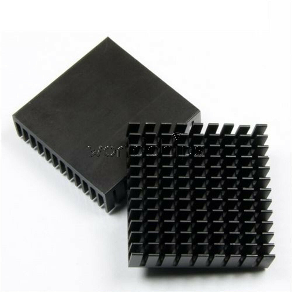 Aluminum 40x40x11mm Heatsink Cooling for LED Power Memory Chip IC Transistor New
