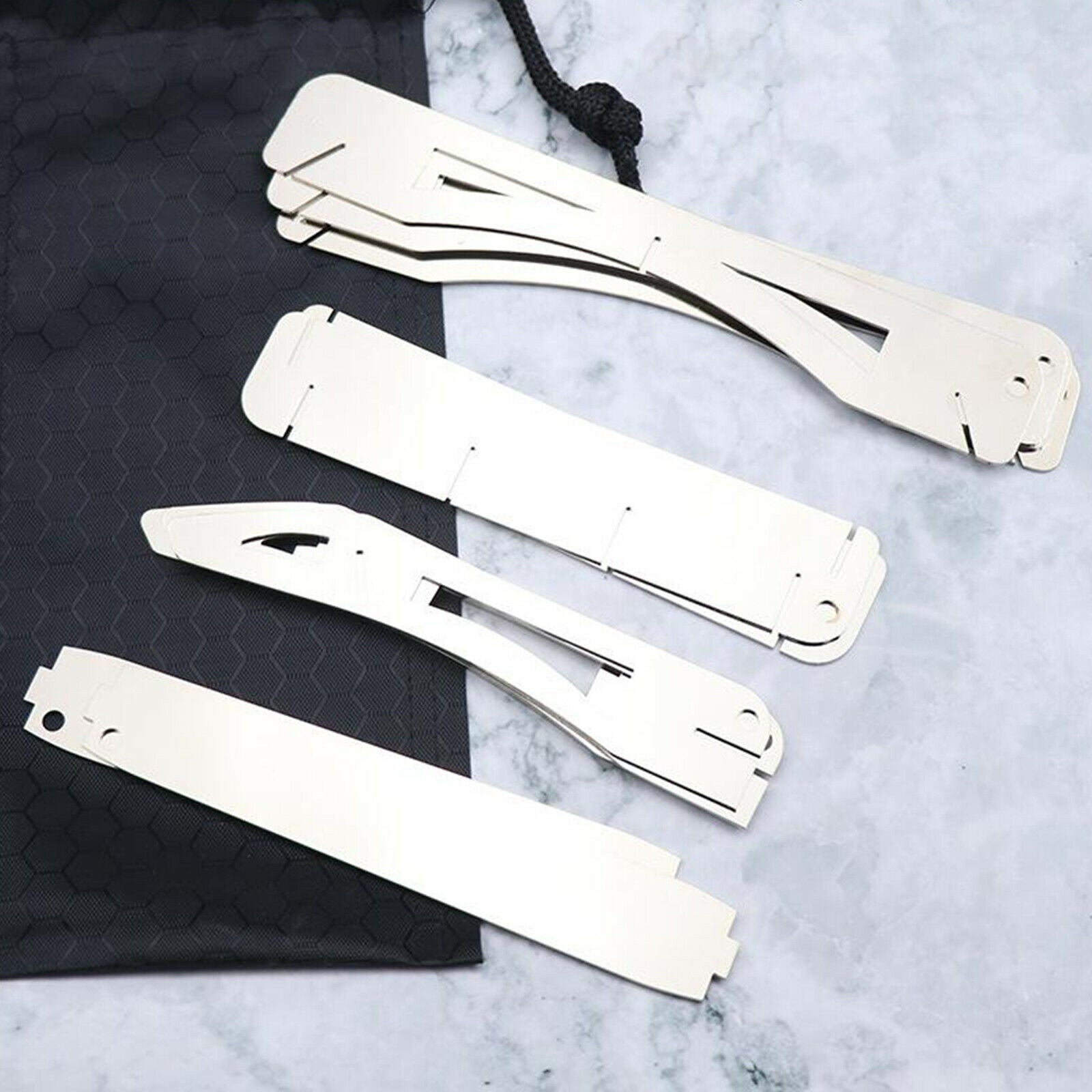 Foldable Detachable Burner Stove Stand Outdoor Pot Holder Picnic BBQ Grill
