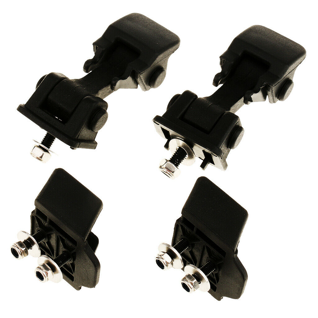Pair Metal Locking Hood Lock Catch Latch Kit For Jeep Wrangler TJ 1997-2007