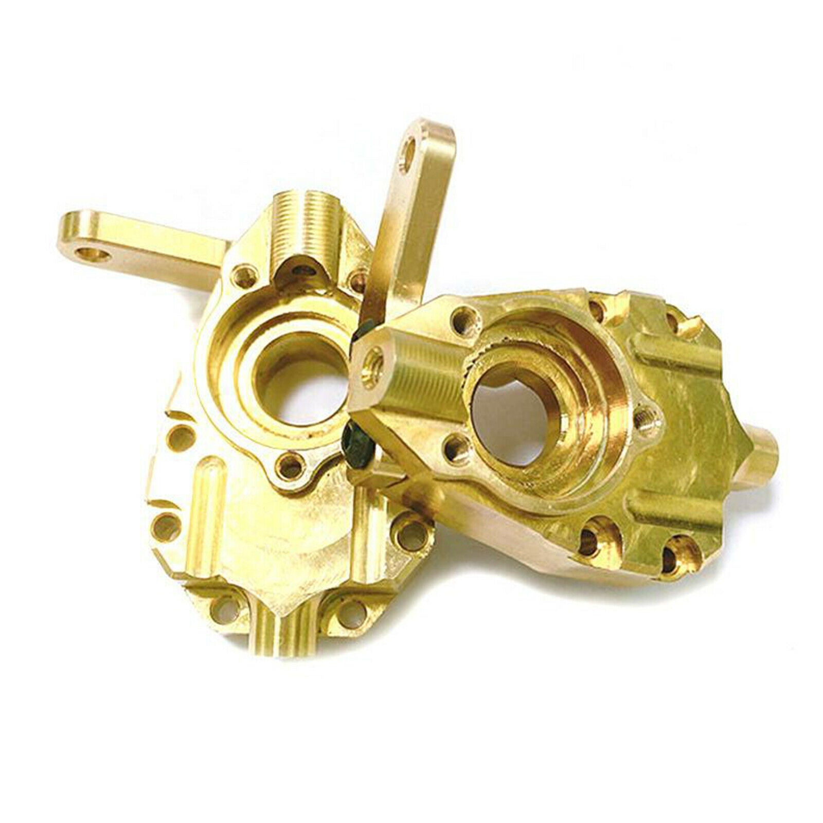 2pcs Brass Portal Drive Housing Accessorys for 1:10 Scale Climbing Car TRX4