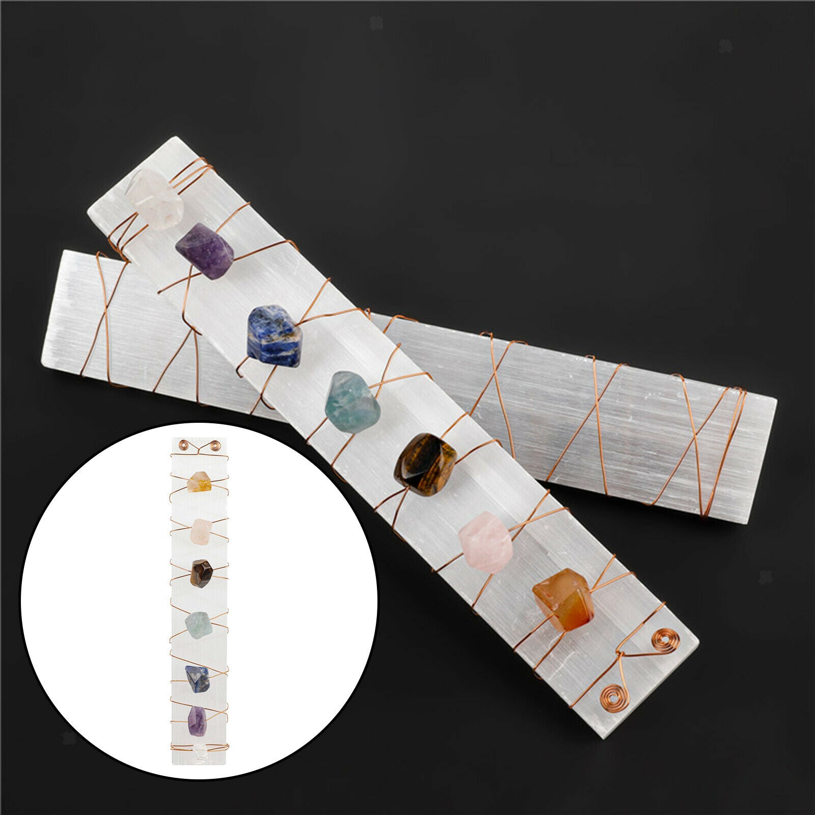 Crystals Stones Decor Relaxation Gems Yoga Meditation Collection Crafts