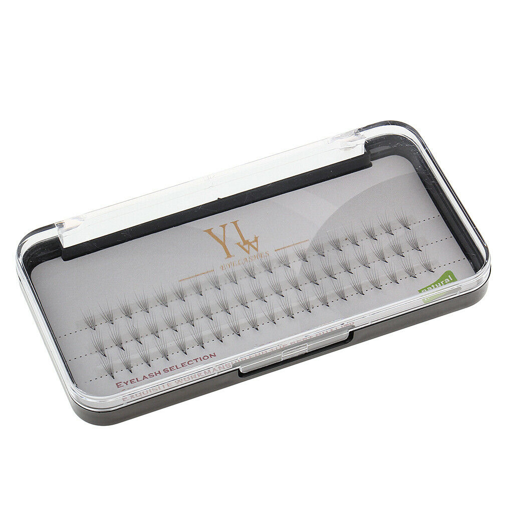60 Stand Natural Long Individual False Eye Lashes Eyelash Extensions Makeup 12mm