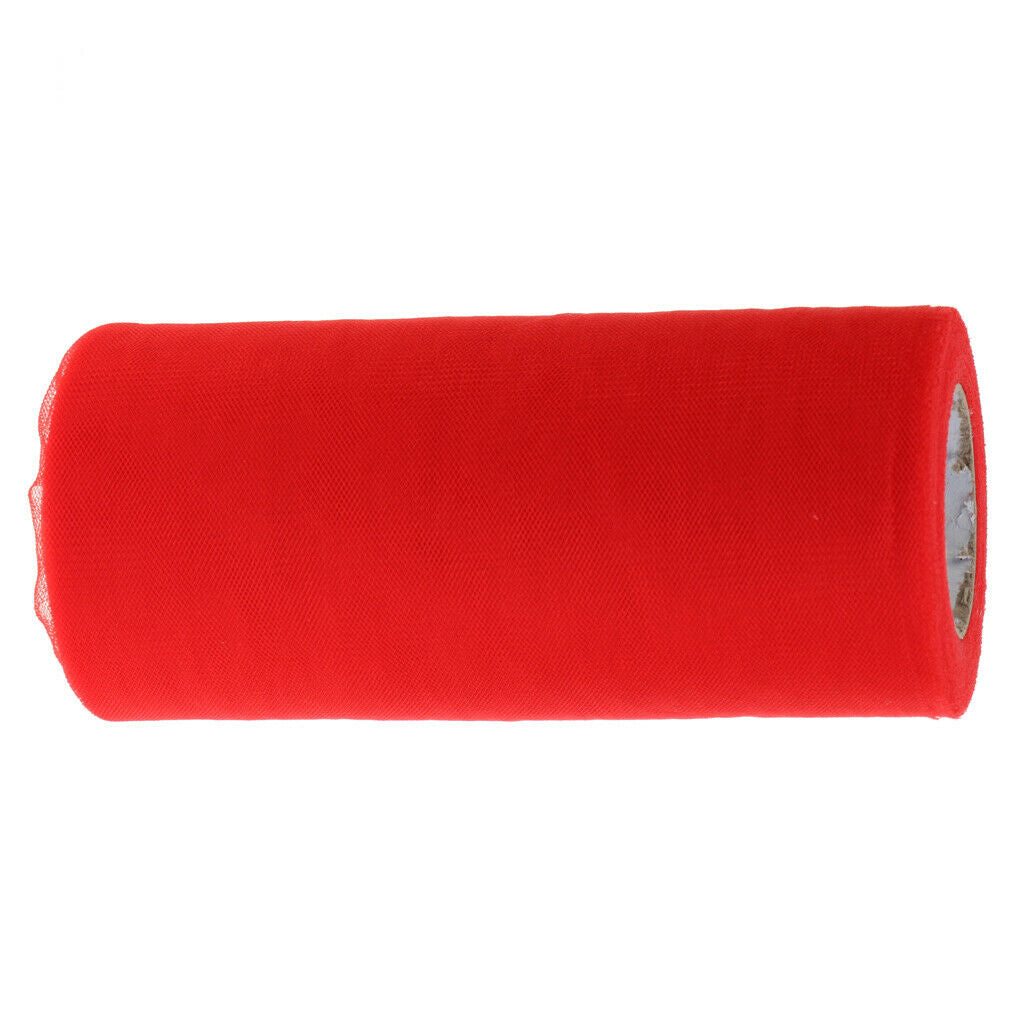 Tulle Fabric Spool Rolls Tutu Craft Wedding Bride Dress Decor Red