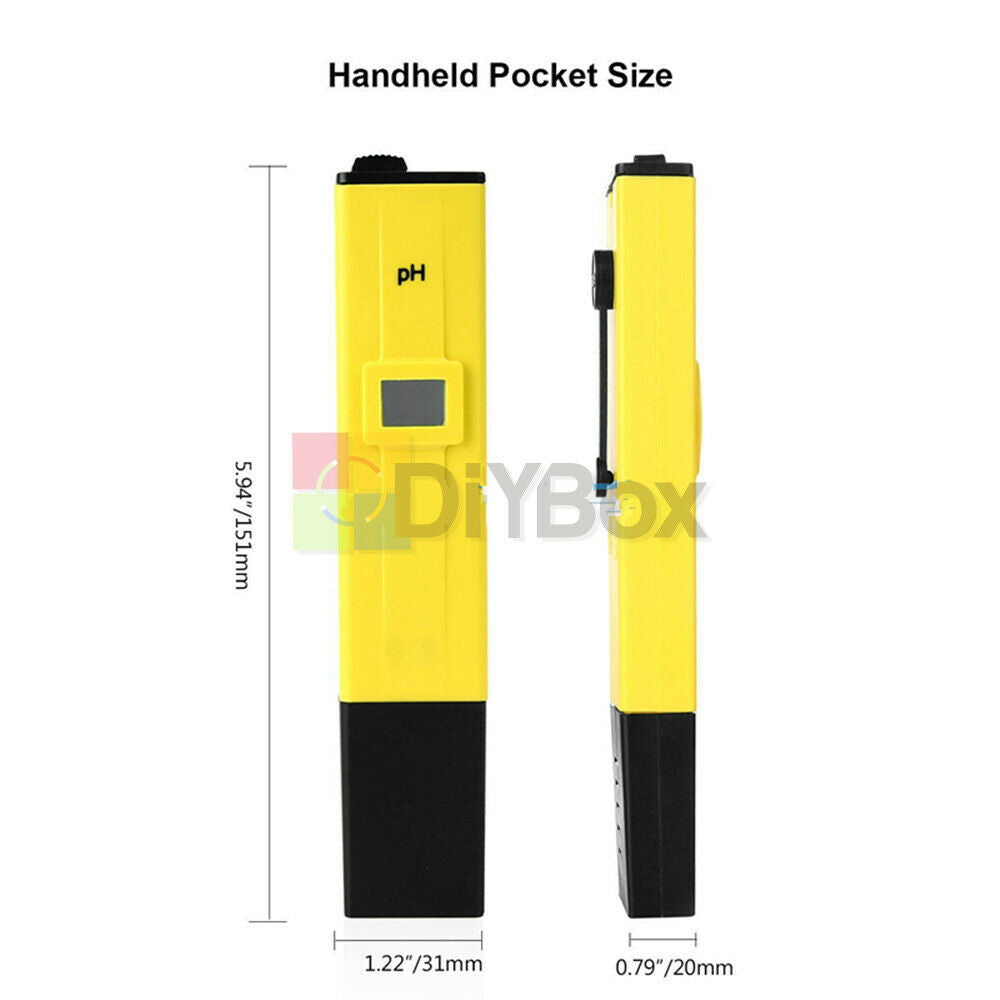 Digital PH Meter + TDS Tester Aquarium Pool Hydroponic Water Monitor 0-9999 PPM