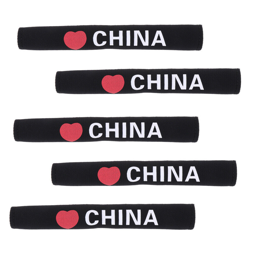 5Pcs Neoprene Bike Chain Protector Guards Dustproof Bicycle Frame Sleeves Bike