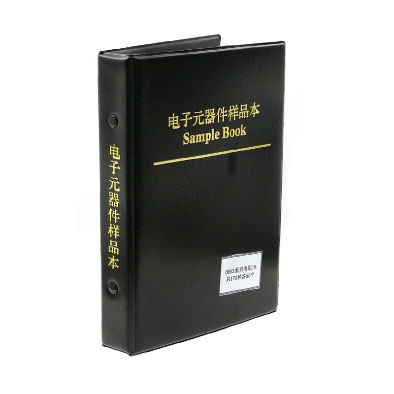4250 PCS RC0603 FR-07 0603 1% SMD Resistor Sample Book 0R-10M Tolerance 170 VaI6