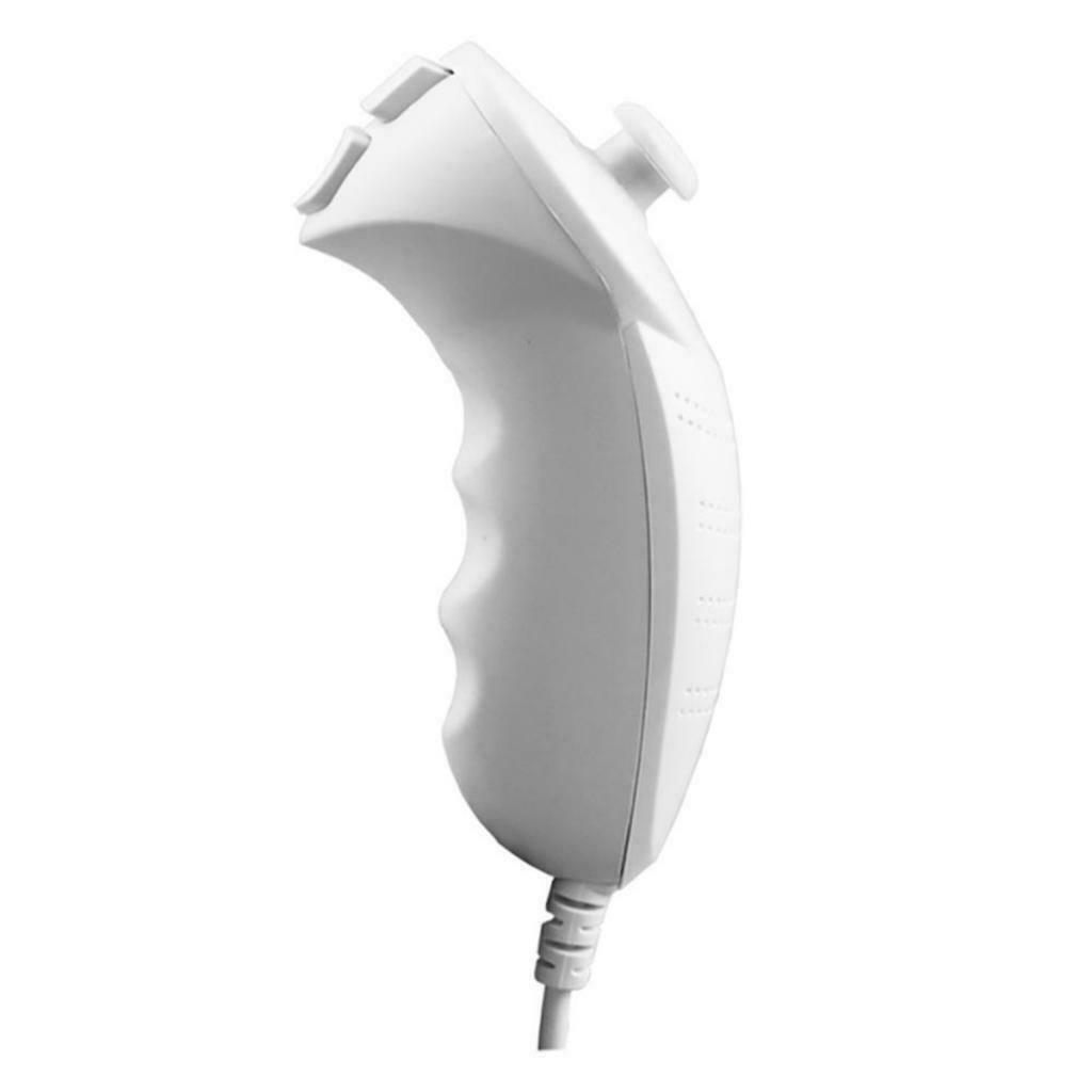 Arched White Wired Left Gamepad Joystick Tilt for 3 Axis Motion Sensing