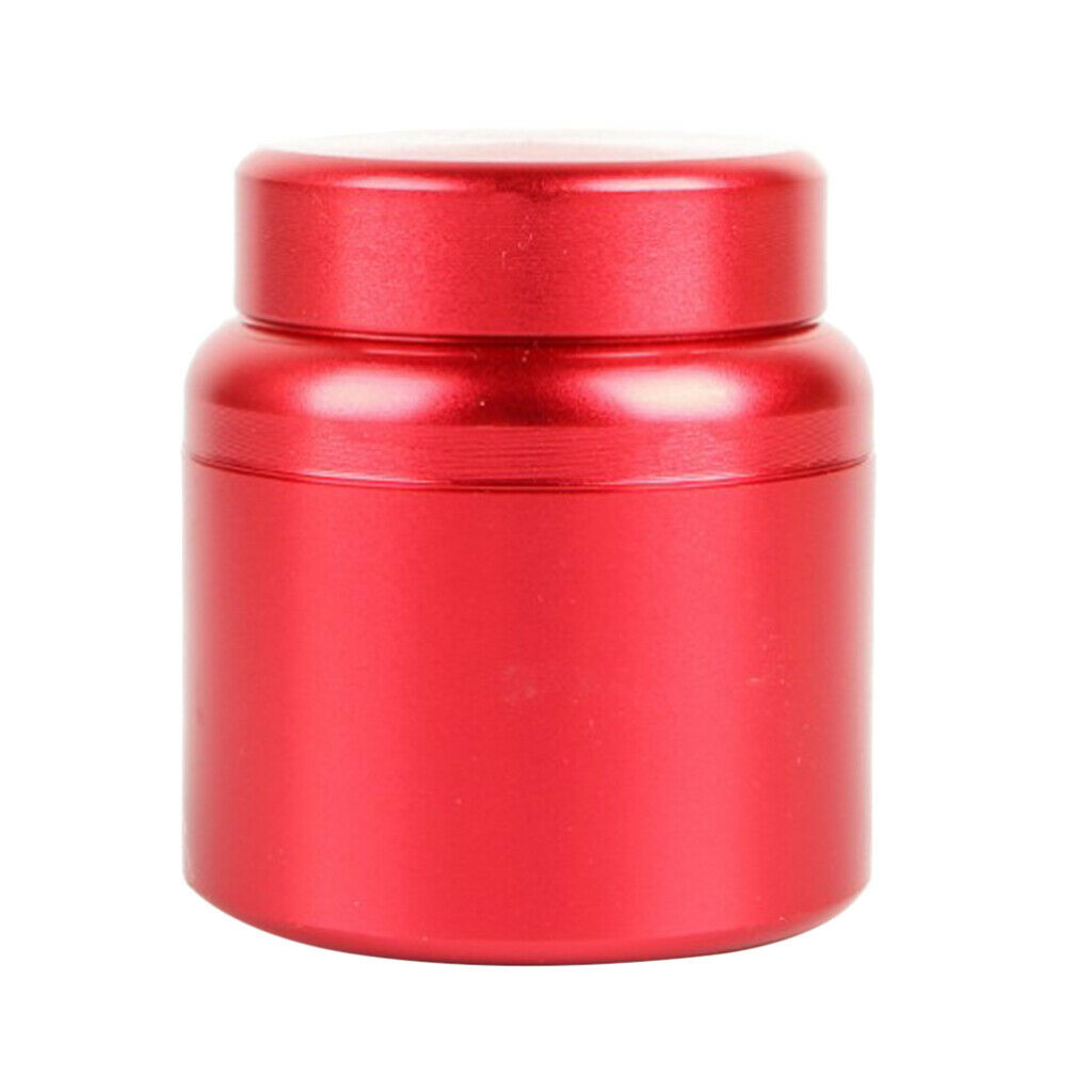 Aluminum Storage Box Coffee Tea Tins Canisters With Airtight Lids Red