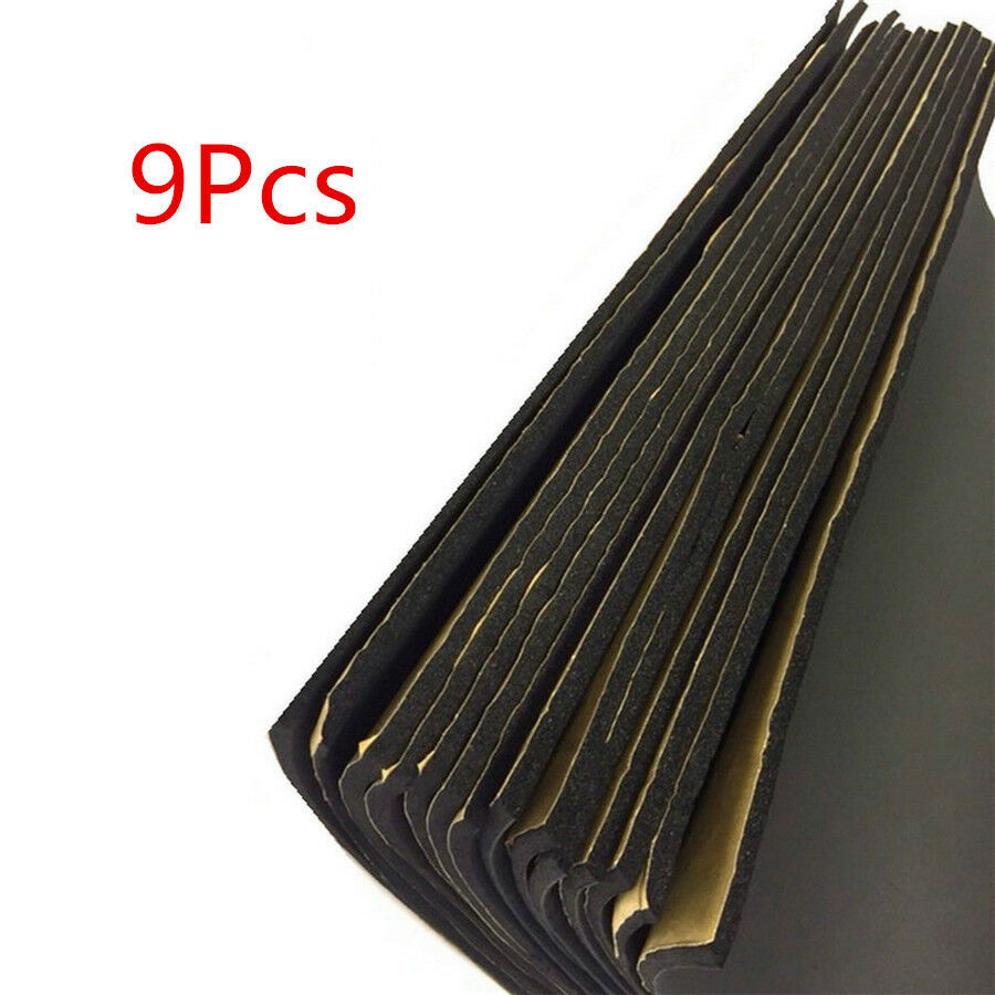 Car Sound Proofing Deadening Insulation 6mm Closed Cell Foam 9 Sheets 30cm×50cm