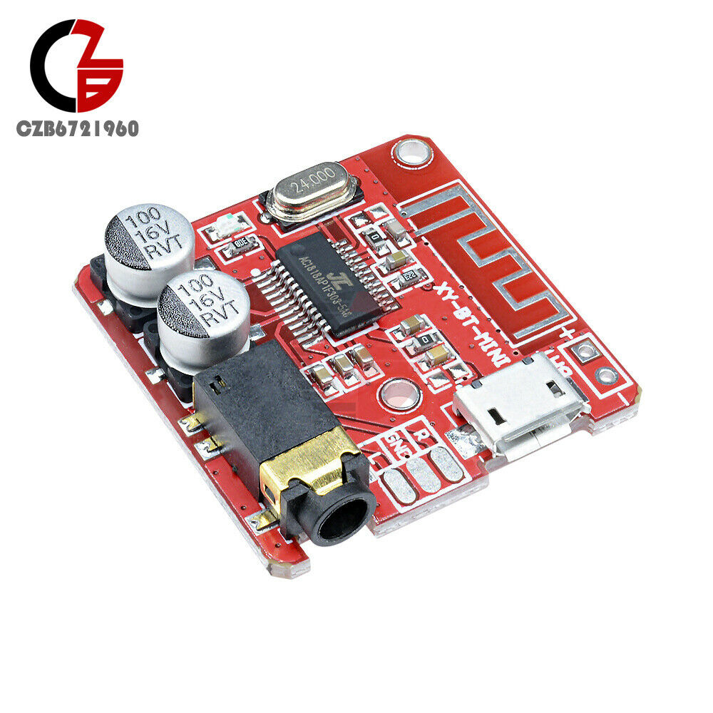 2x Mini Bluetooth 4.1 Audio Receiver MP3 Decoder Lossless Amplifier Module3.7-5V