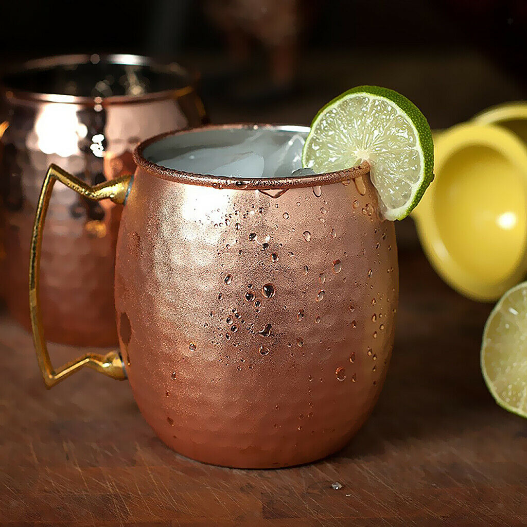 Stainless Steel Moscow Mule Hot Drink Coffee Chocolate Tea Travel Mug #