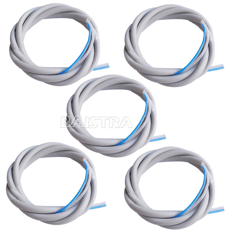 5X Dental Silicone Tubing Hose for 3-Way/Triple Syringe Water Air tube 1.8m