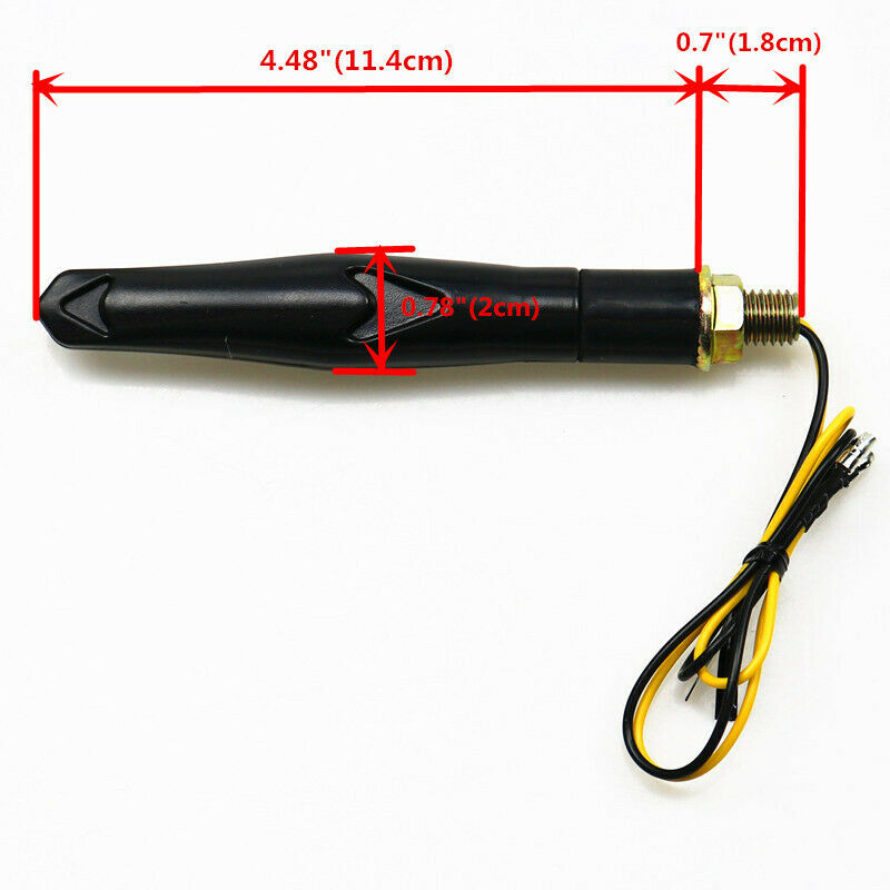 Flowing Turn Signal Indicator Blinker Light Lamps For Suzuki GSXR DR DRZ GN VL