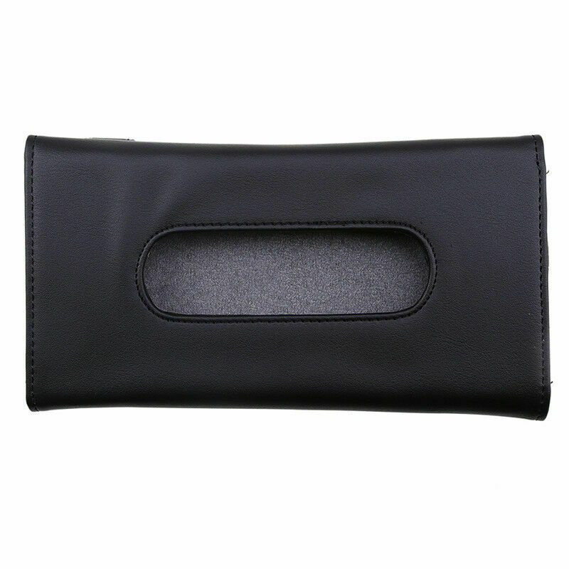 Car Visor Napkin Paper Tissue Box Bag Holder Case Sunglasses Storage Organizer