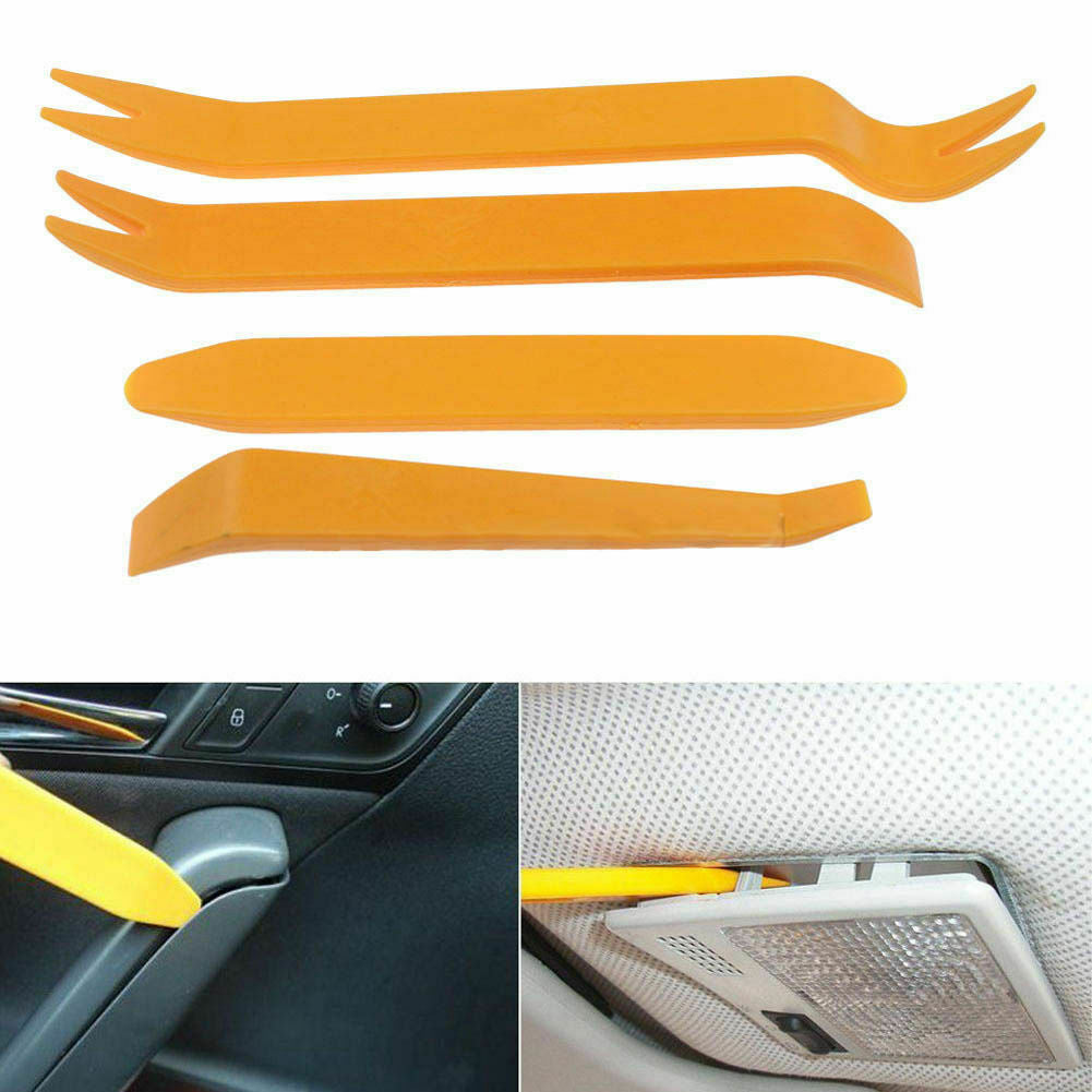 4x Car Radio Door Body Clip Panel Trim Tool Kit Dash Audio Plastic Removal Pry