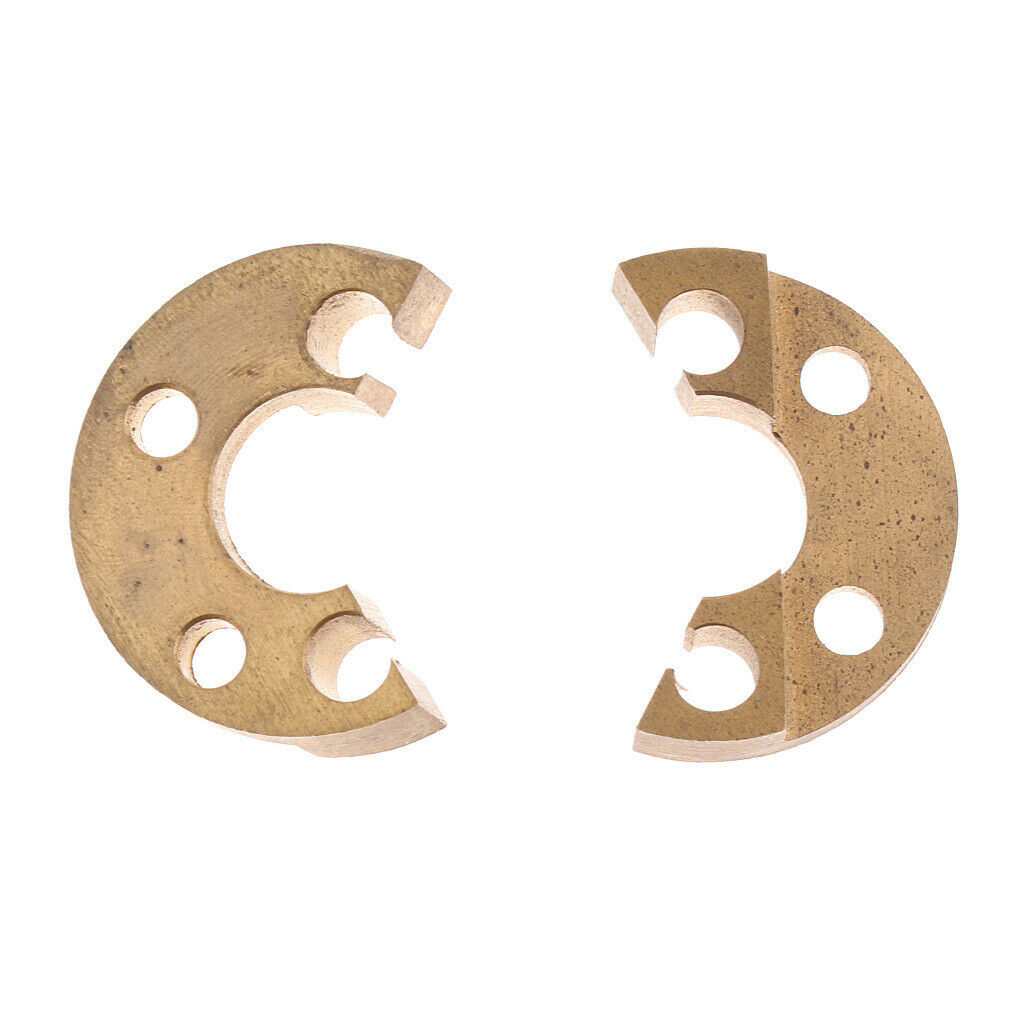 Golden French Horn Stop Plates for French Horn Repair Replacement Accessory, 2