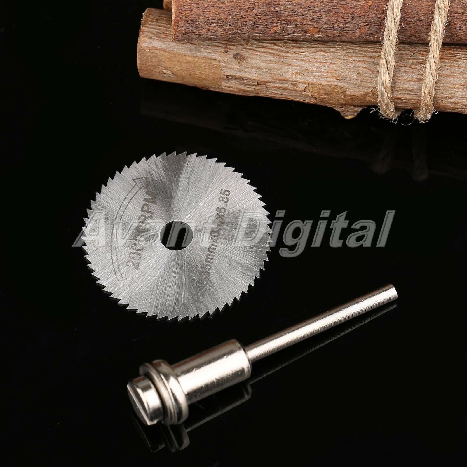 35mm Mini HSS Power Tool Metal Wood Sawing Blade Cut Off Wheel Disc Disk Mandrel