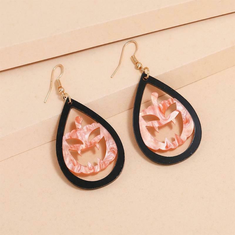 Earrings Silicone Mold Halloween Pumpkin Earrings Mold for Home Decoration