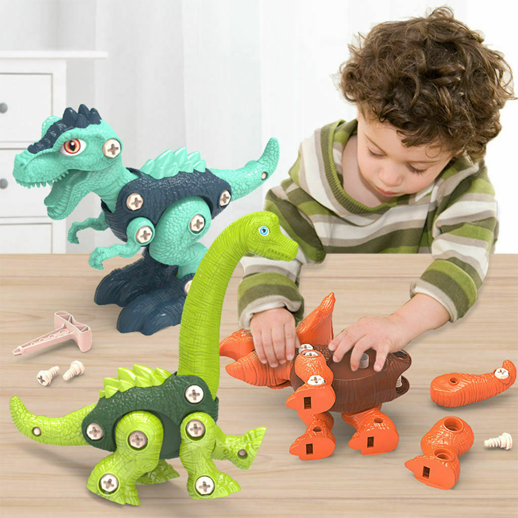 Take Apart Dinosaur Assembling Toys w/ Screwdriver DIY Animal Construction