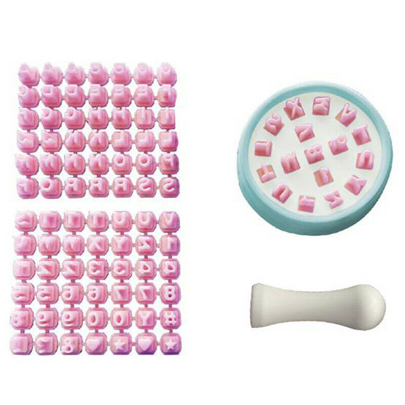 Alphabet Letter Cookie Cutters Form Number Shape Biscuit Pastry Mo.l8