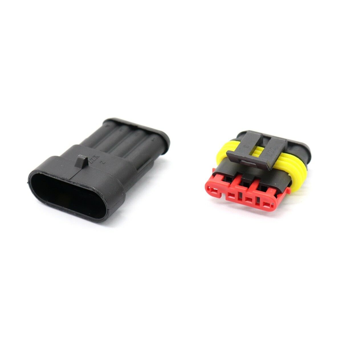 New Waterproof 5Pcs 6 Pin Way Electrical Connector 1.5mm Terminals Heat Shrink