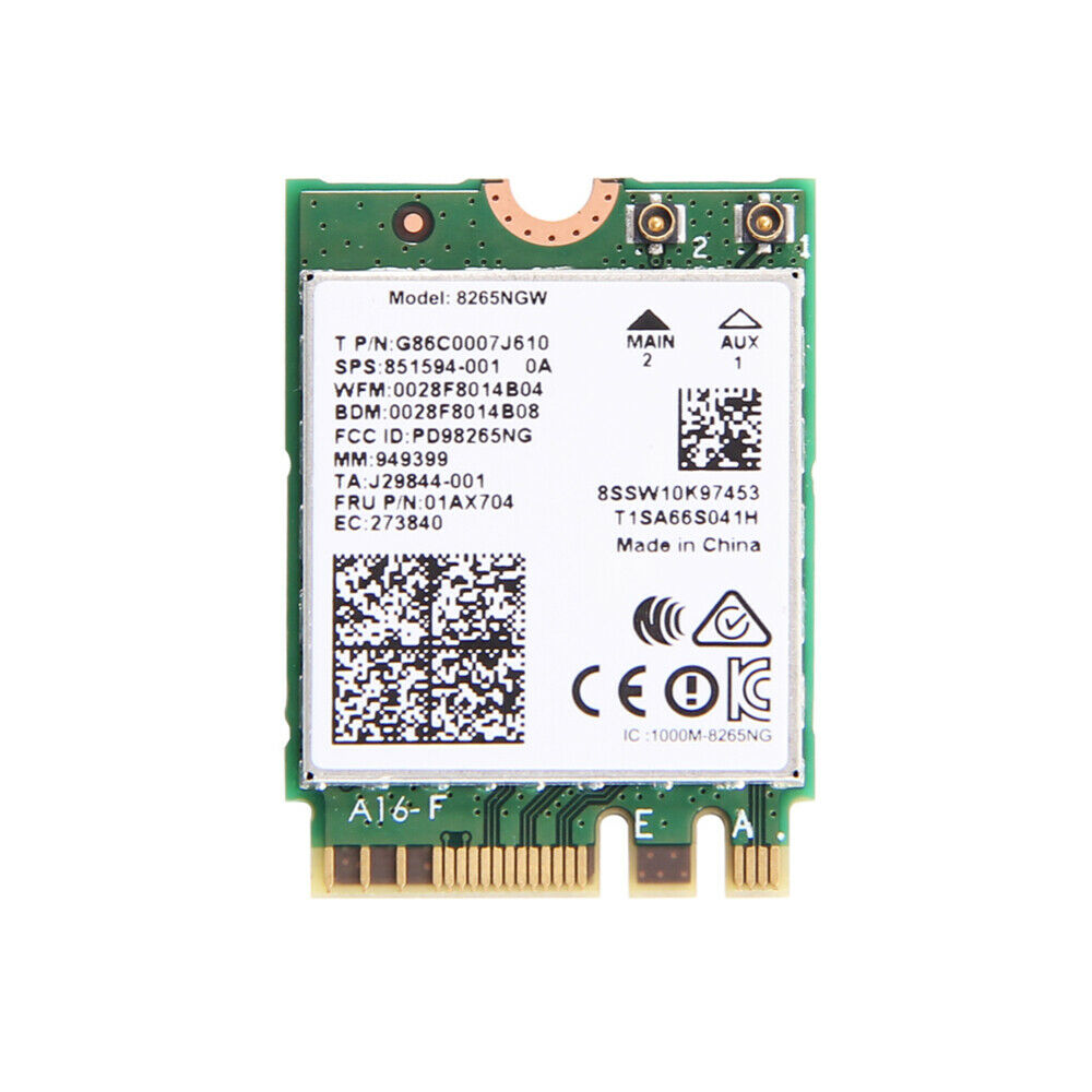 Dual Band 2.4G/5Ghz Wifi Bluetooth Wlan For Intel  Wireless-AC WIFI BT 4.2 Card