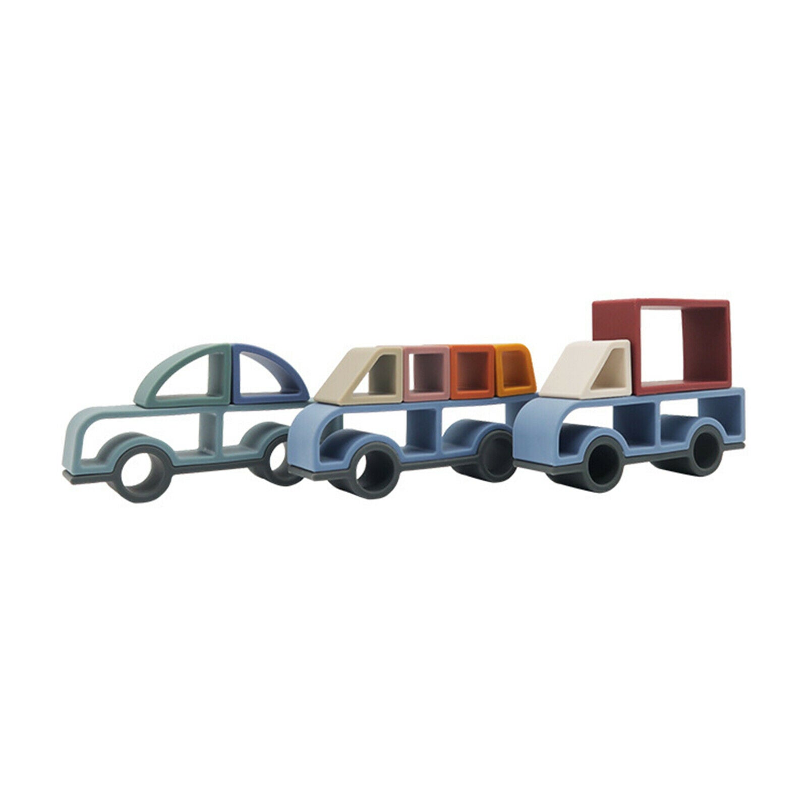Montessori Stacking Toys Car Building Blocks for Toddlers Early Learning