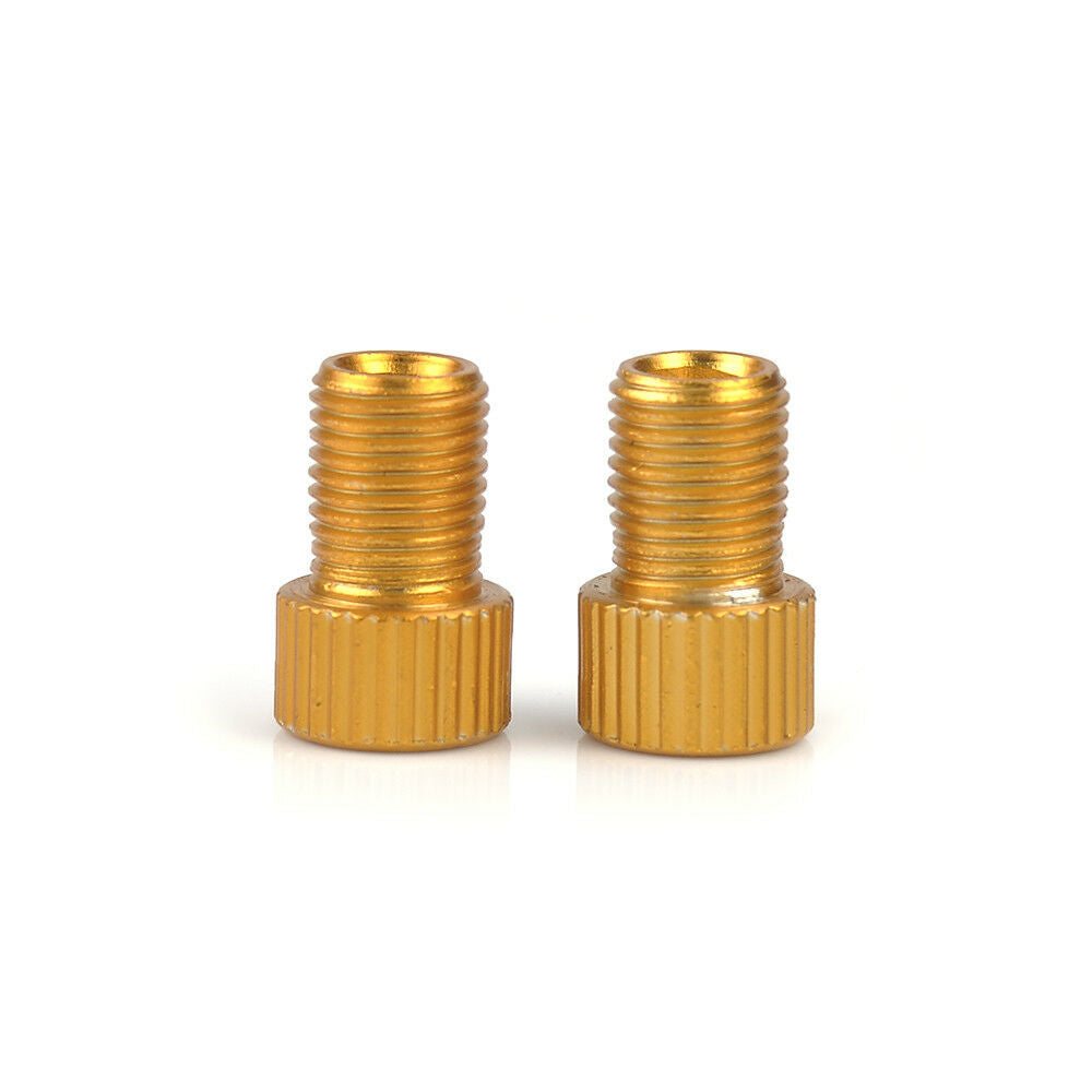 5Pcs Presta Schrader Bicycle Valve Adapter Air-Pump Road Bike Tire Gas Tube Tool