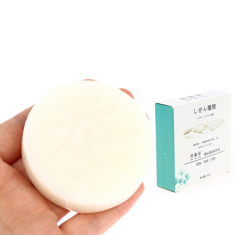 Goat Milk Soap Natural Silk Foam Best Wash Bath Oil Control Remove Mites AcnFCA