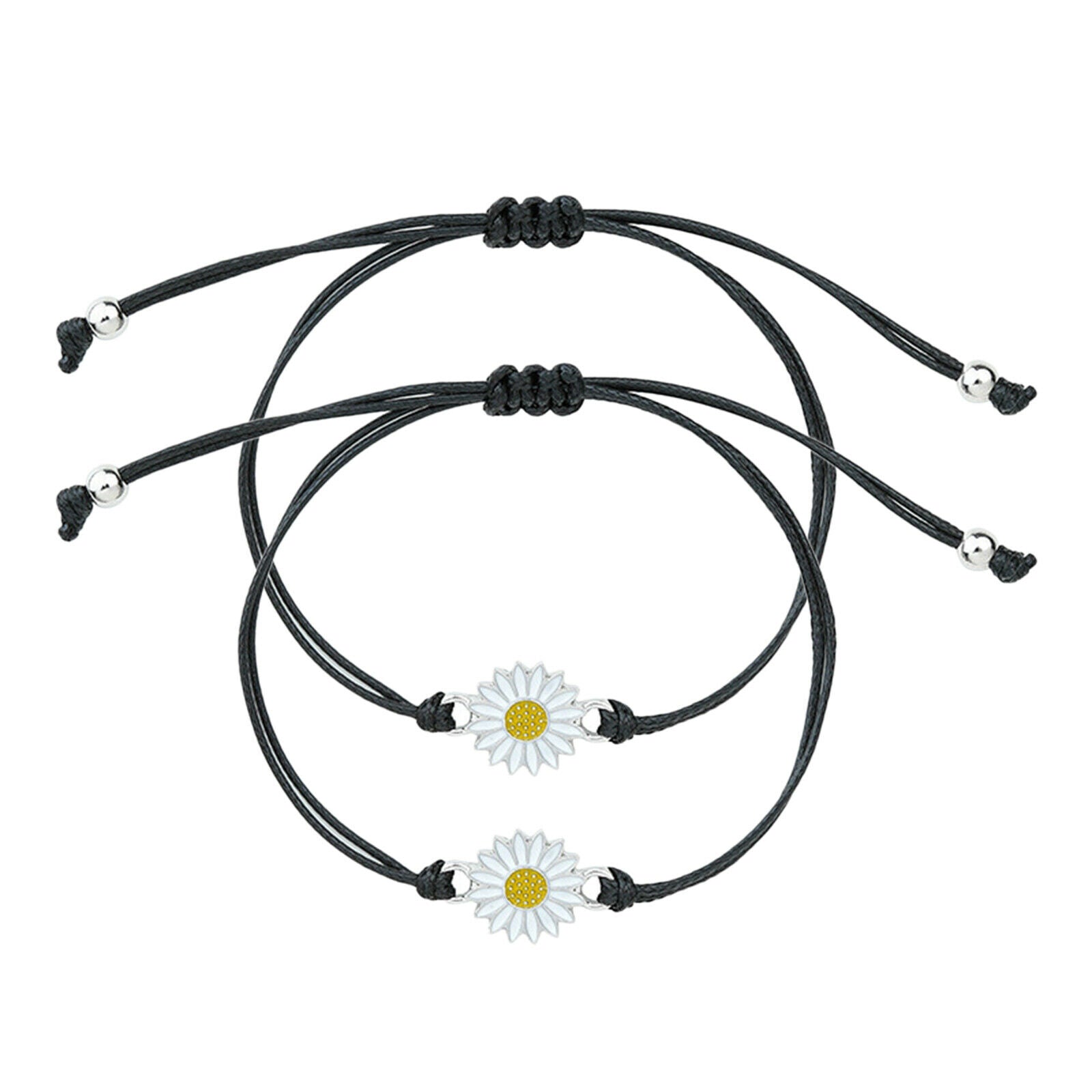 Boho Sunflower Love Lucky Bracelet Jewelry Friendship Graduation White