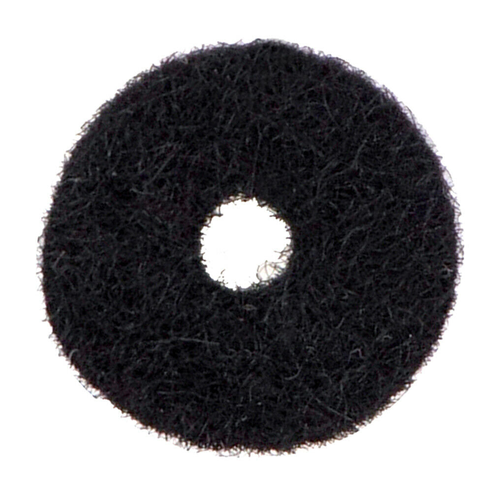 50 Pieces Felt Strap Lock Washers Black for Acoustic/Electric Guitar Parts