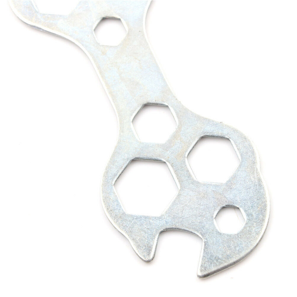 10 In 1 Multi Function Bike Bicycle Steel Wrench Hexagon Spanner Repair ToolBDAU