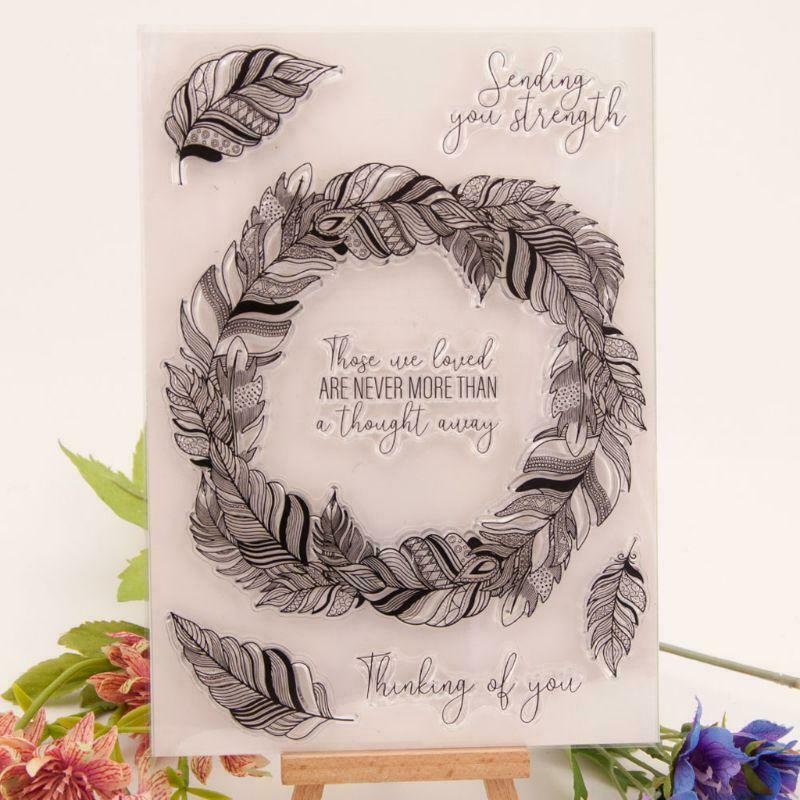 Wreath Silicone Clear Seal Stamp DIY Scrapbooking Embossing Photo Album Decor