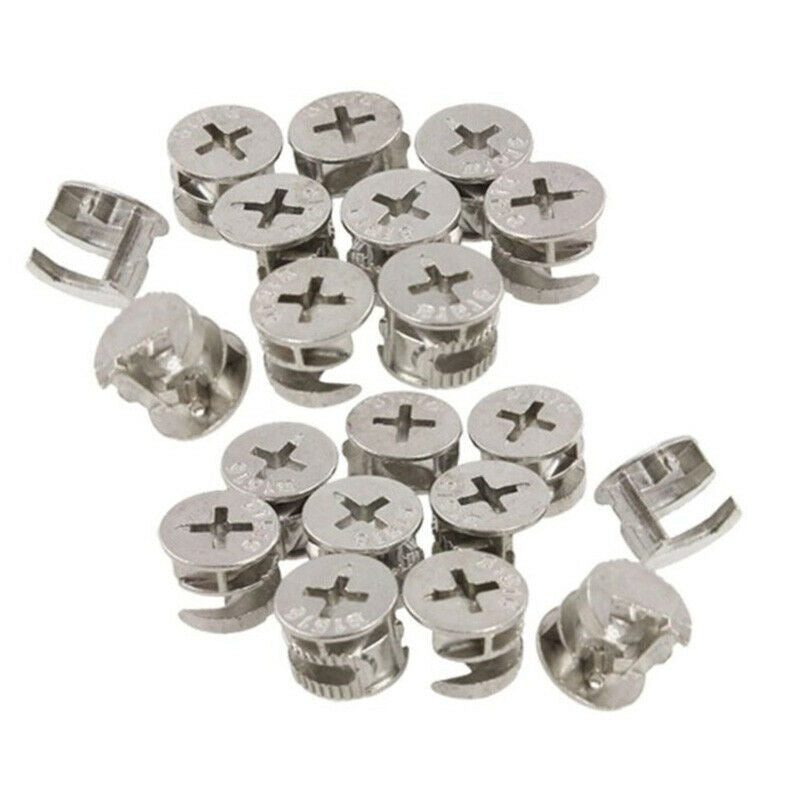 2X(75 Pcs Furniture Connecting Cam Lock Fittings, Furniture Connecting FastG5O7)
