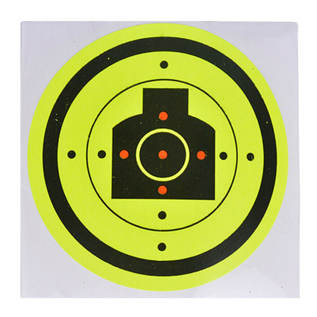 100x Reactive  Shooting Paper Target Shooting Training Practice
