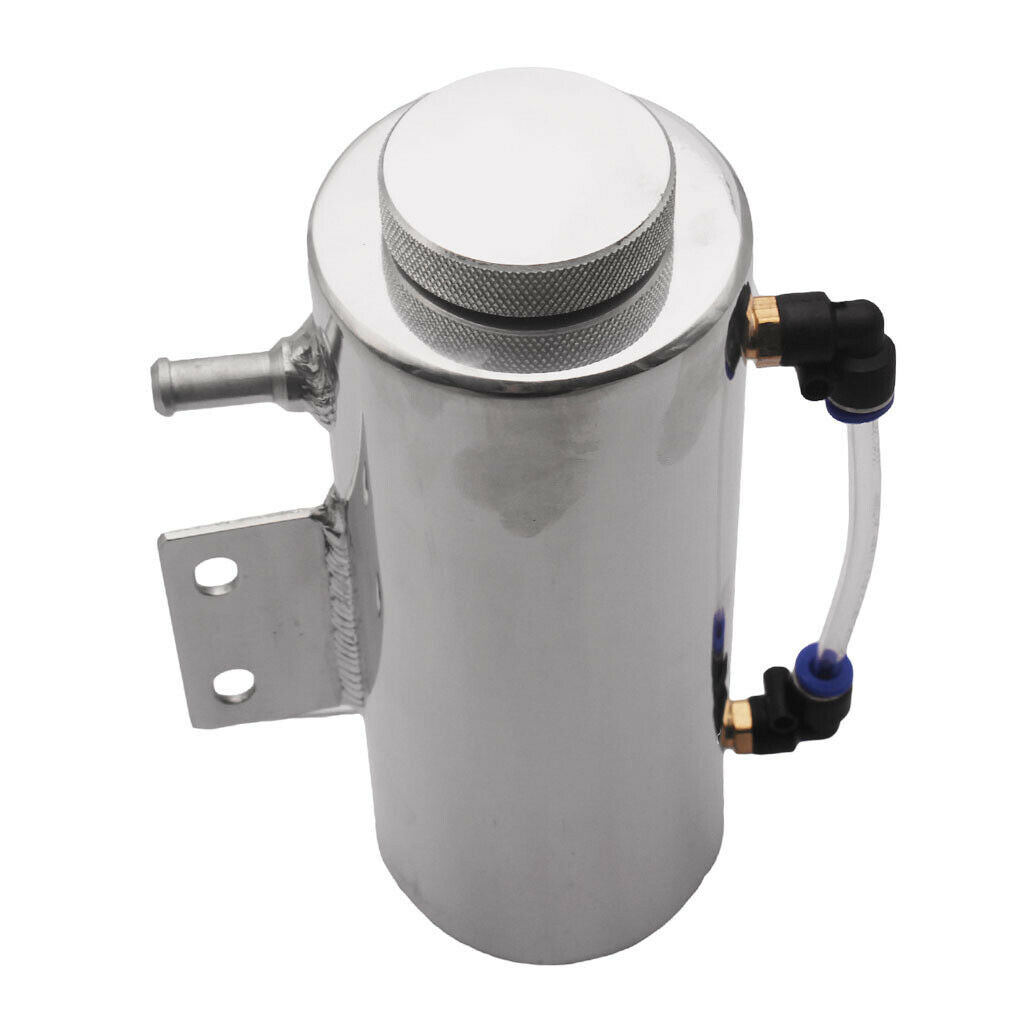 Radiator Coolant Overflow Puke Tank Polished Stainless Steel