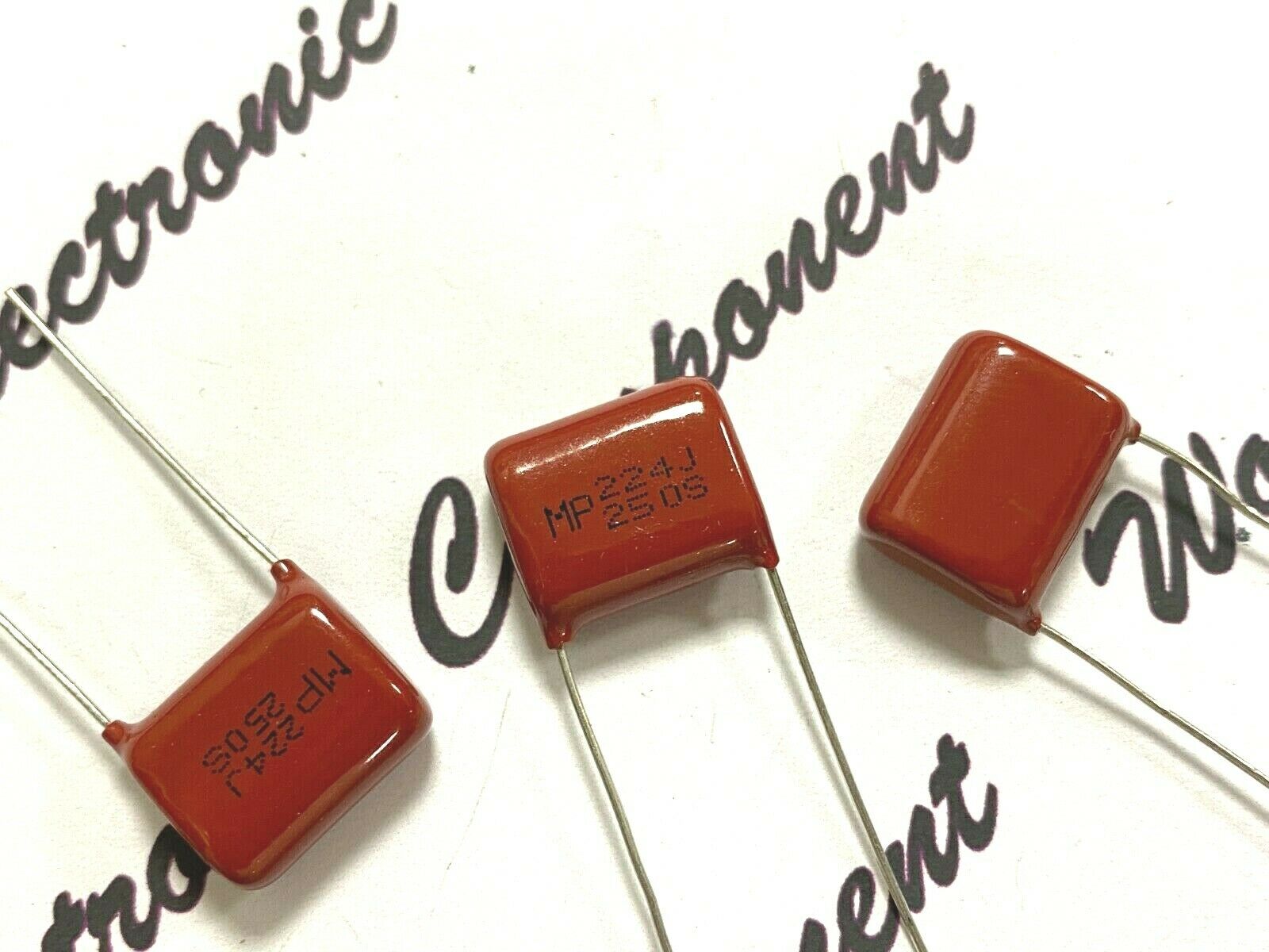 10pcs - SEORYONG MP 0.22uF 250V 5% Radial Film Capacitor