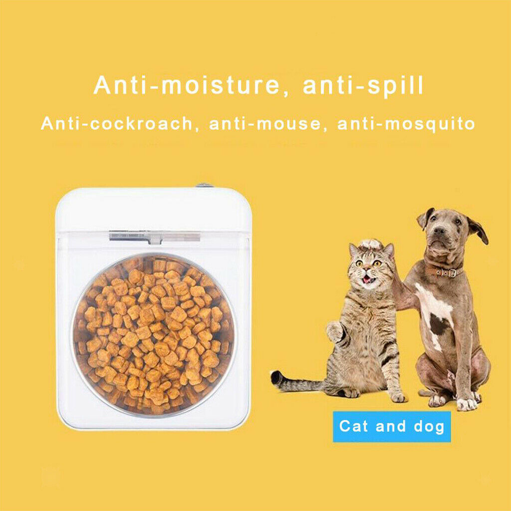 Anti-mouse Moisture-proof Dog Cat Automatic Infrared Sensor Food Dispenser Pet