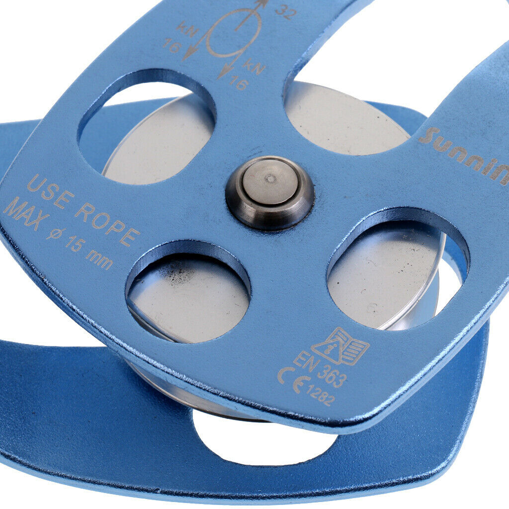 32KN Rock Climbing Pulley Sheave For Mountaineering Arborist Caving