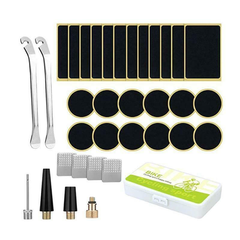 Portable Storage Box Bike Tube Repair Kit for Mountain Road & Commuter Bikes
