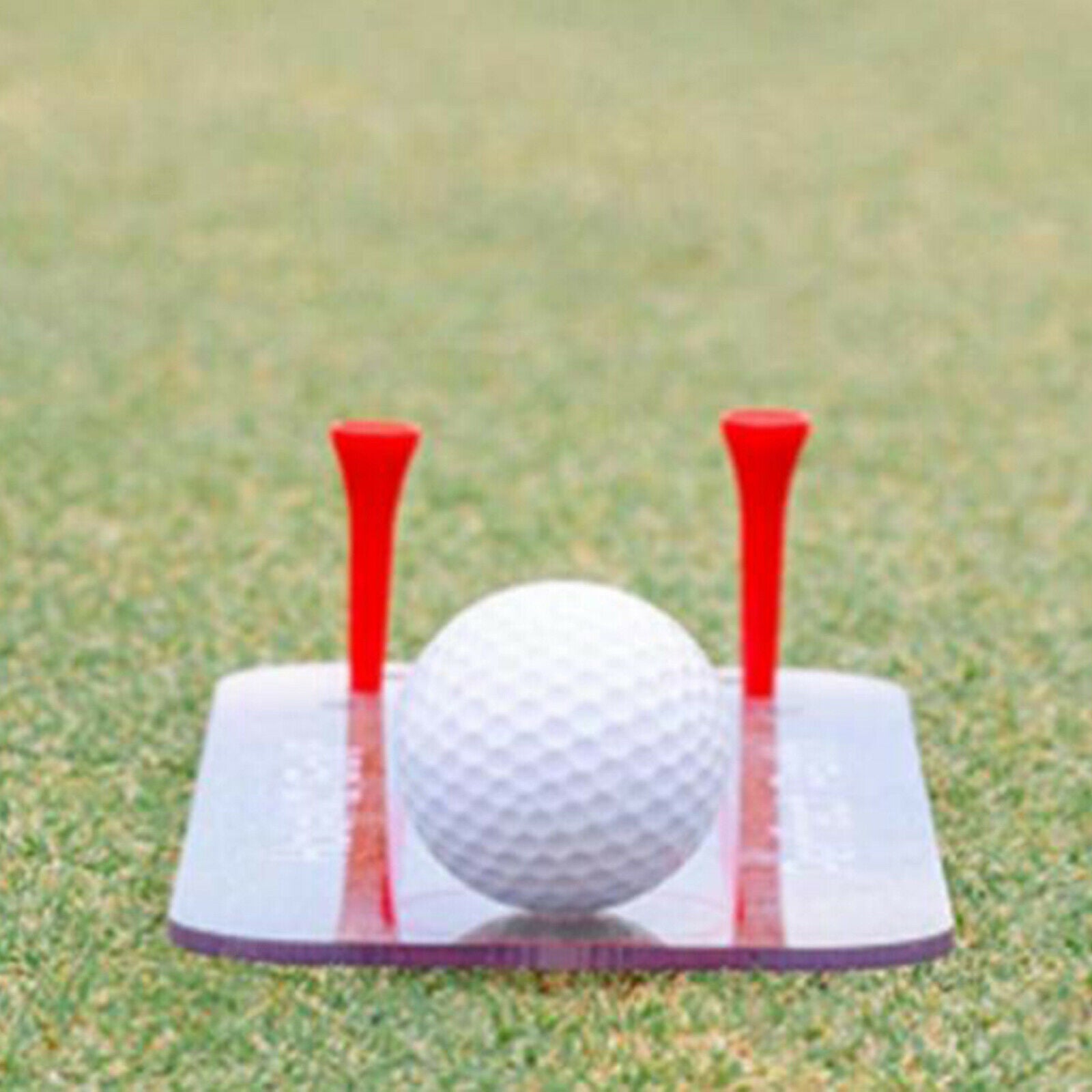 Portable Golf Putting Aid Swing Trainer Batting Hitting Putting Tutor Tool