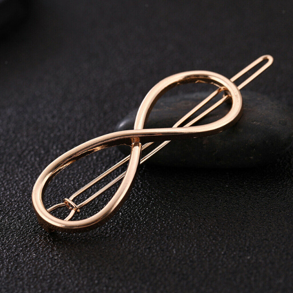 Fashion Geometric Dainty Hairpin Clip Alloy Hair Snap Clamp Hair Accessories