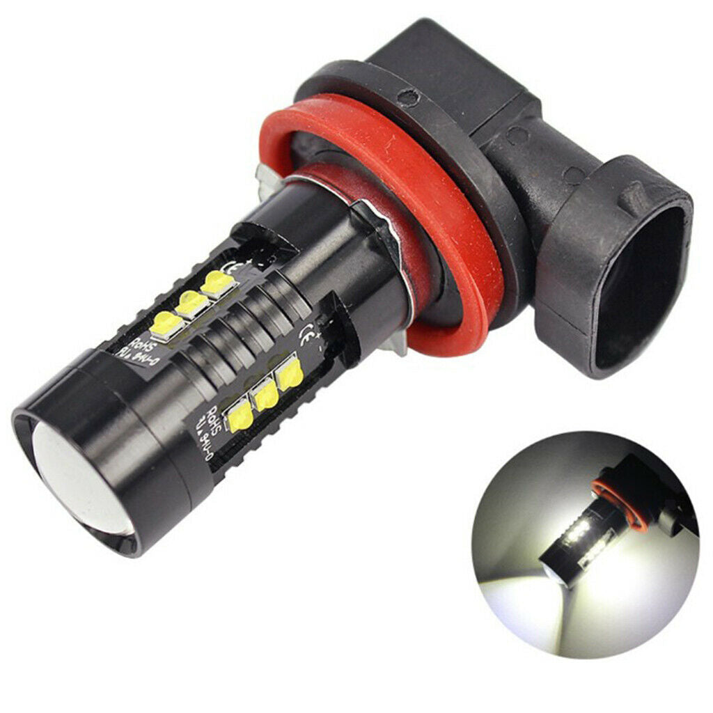 Auto 12 LED Fog Headlight Bulb Conversion Kit Hi/Lo Beam Lamp H8/H11 6000k