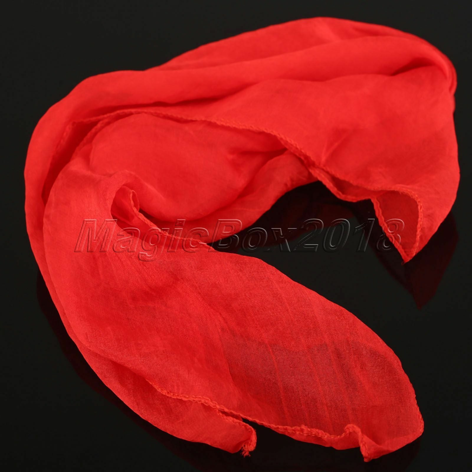 Magic Tricks Funny Silk Scarf Through Phone Red Magicians  Close Up Stage Props